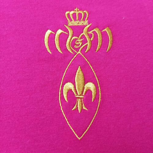 Nr.4 Brustlogo Fleur de Lis mit Krone
