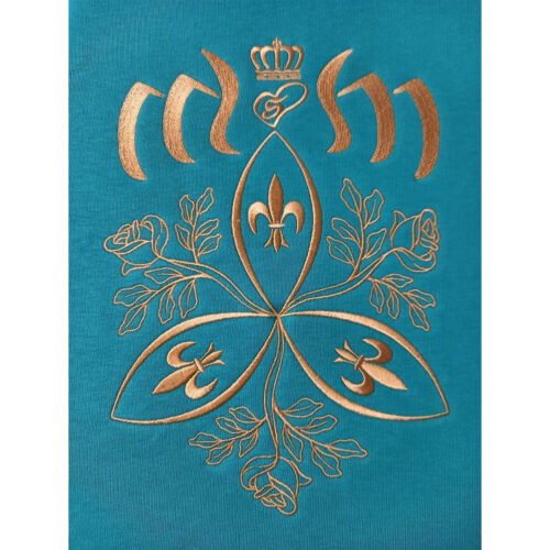 Nr.12 Rückenlogo Dreifache Isis mit Krone