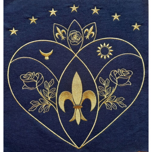 Nr.14 Rückenlogo Rosen-Herz