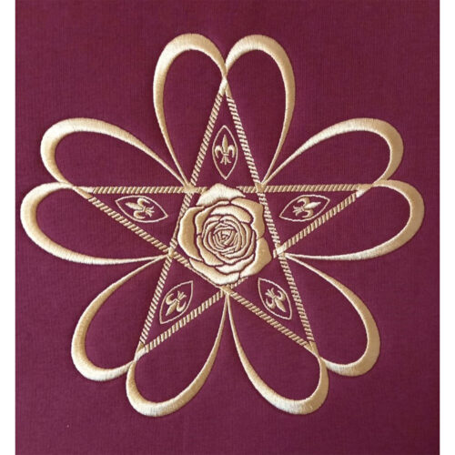 Nr.20 Rückenlogo Rosen-Stern