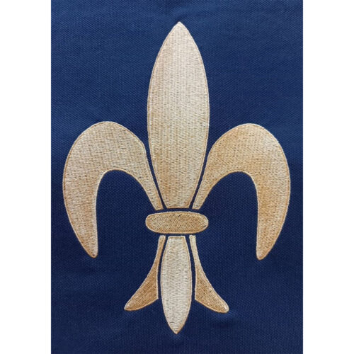 Nr. 21 Rückenlogo Fleur de Lis groß