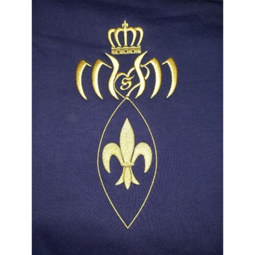 Nr.7 Rückenlogo Fleur de Lis mit Krone