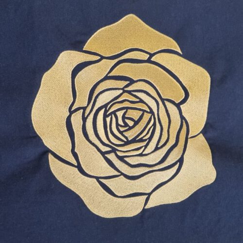 Nr.28 Rückenlogo Rose groß